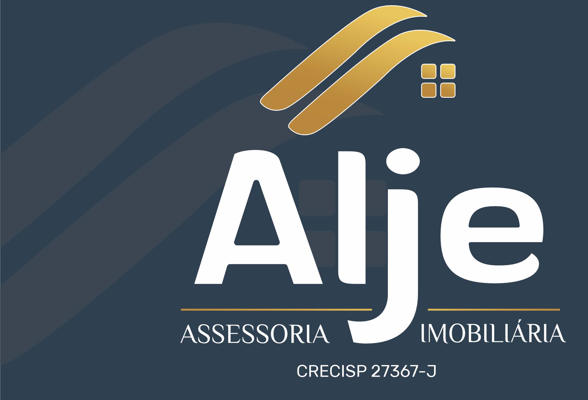 Logo da ALJE IMÓVEIS;